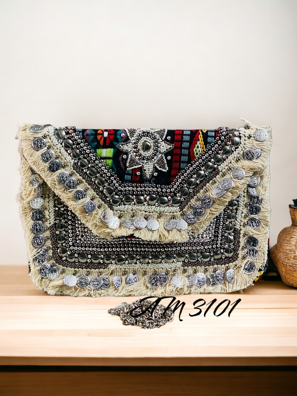 BANJARA BOHO CLUTCH BAG Handcrafted Stylish Women's Clutch
