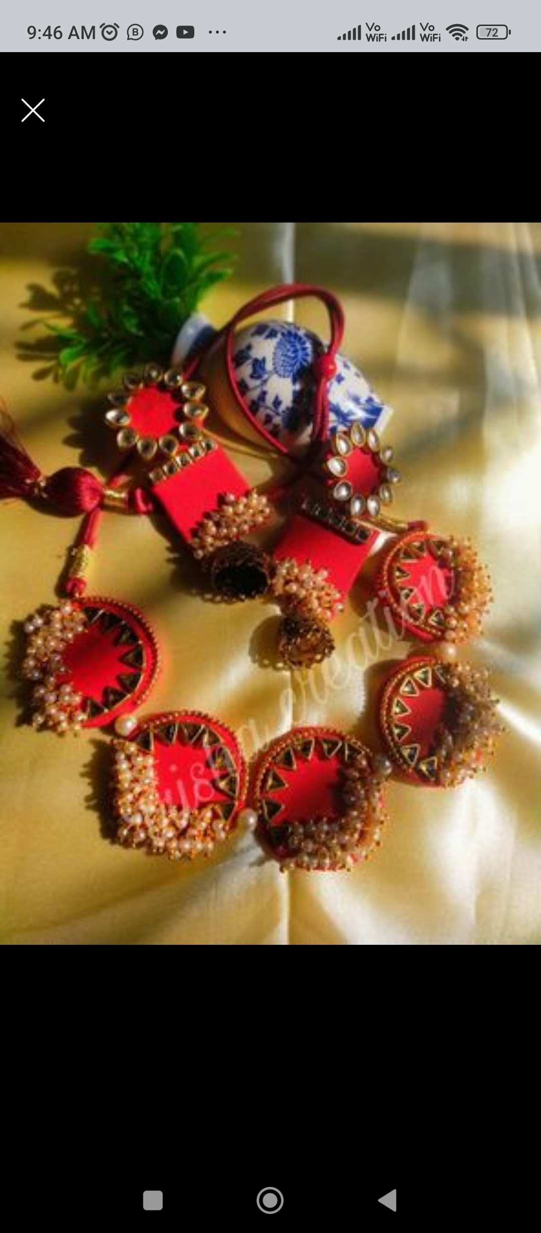 Fabric jewellery