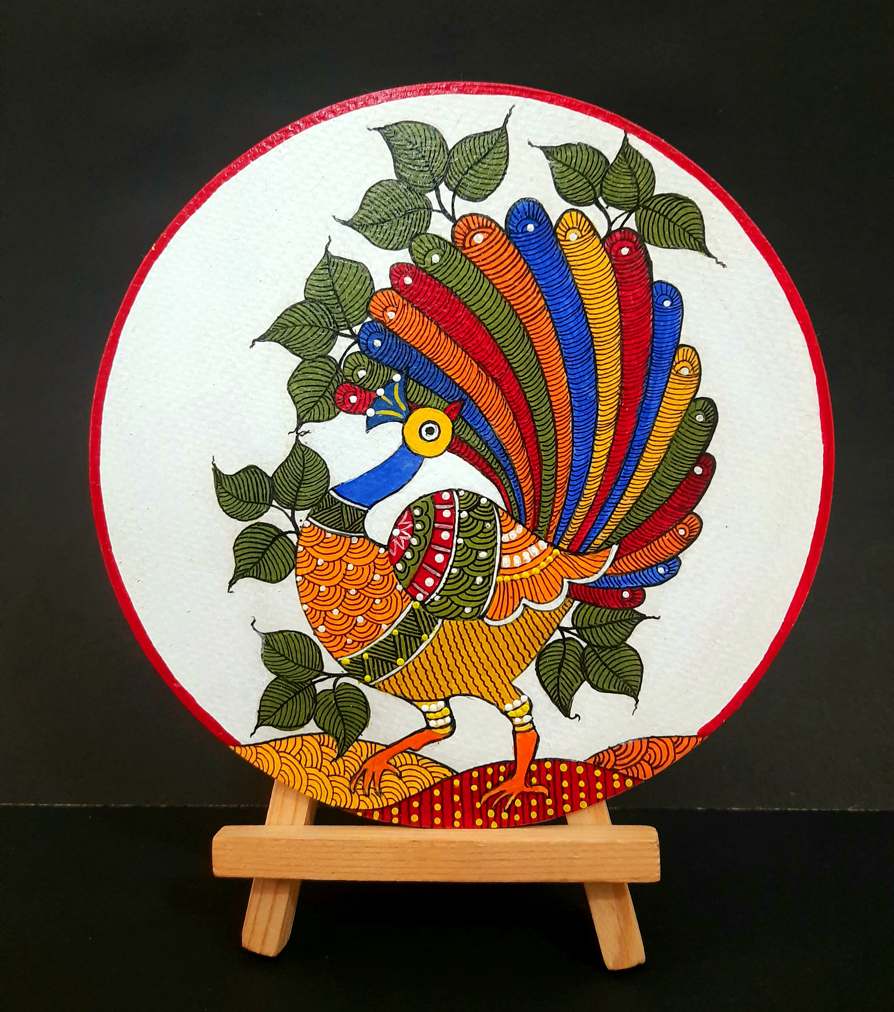 gond-painting-of-peacock-on-6inch-round-mdf-board-with-wooden-stand-2-1_1734036126.jpg