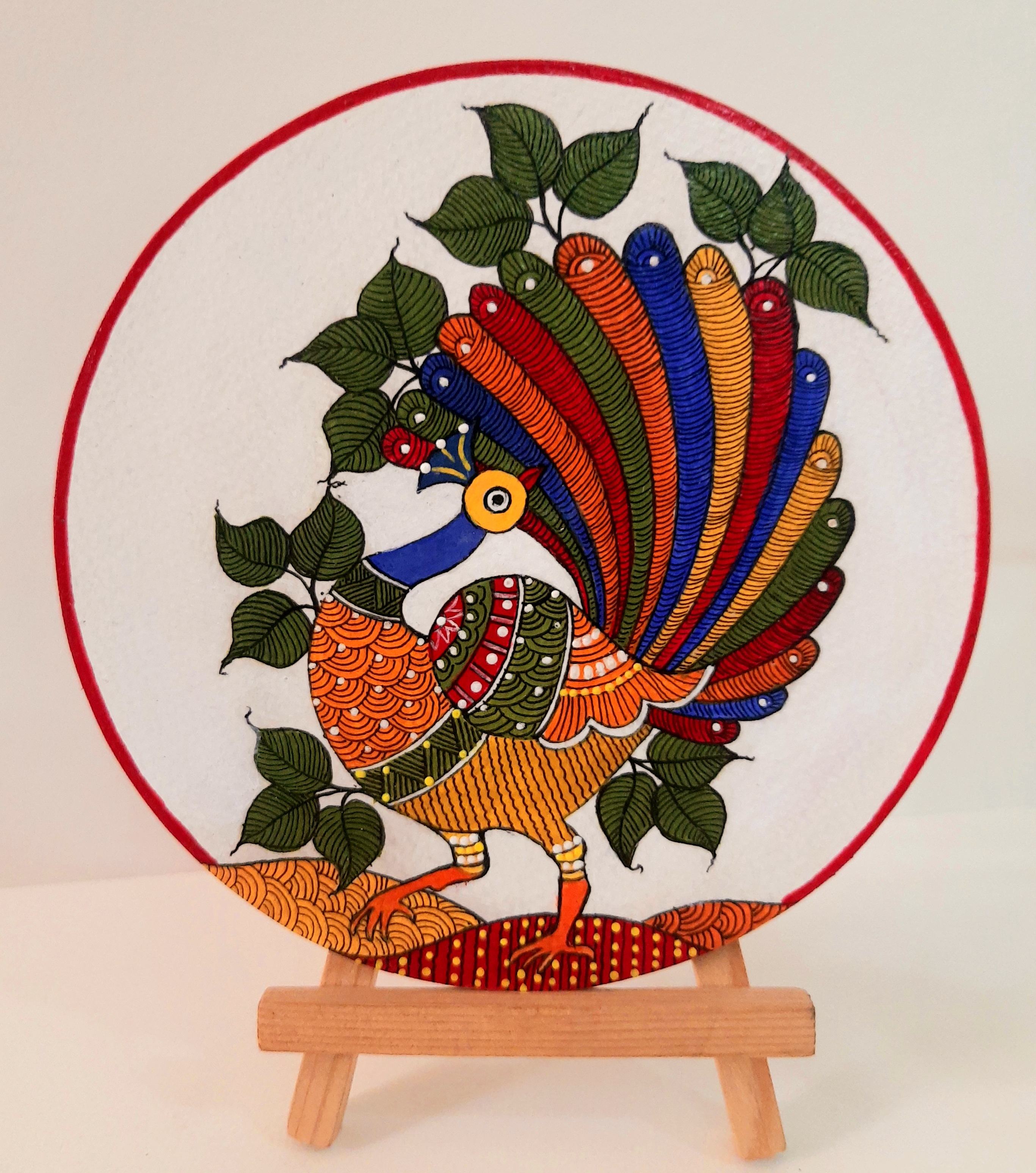 gond-painting-of-peacock-on-6inch-round-mdf-board-with-wooden-stand-3-1_1734036126.jpg