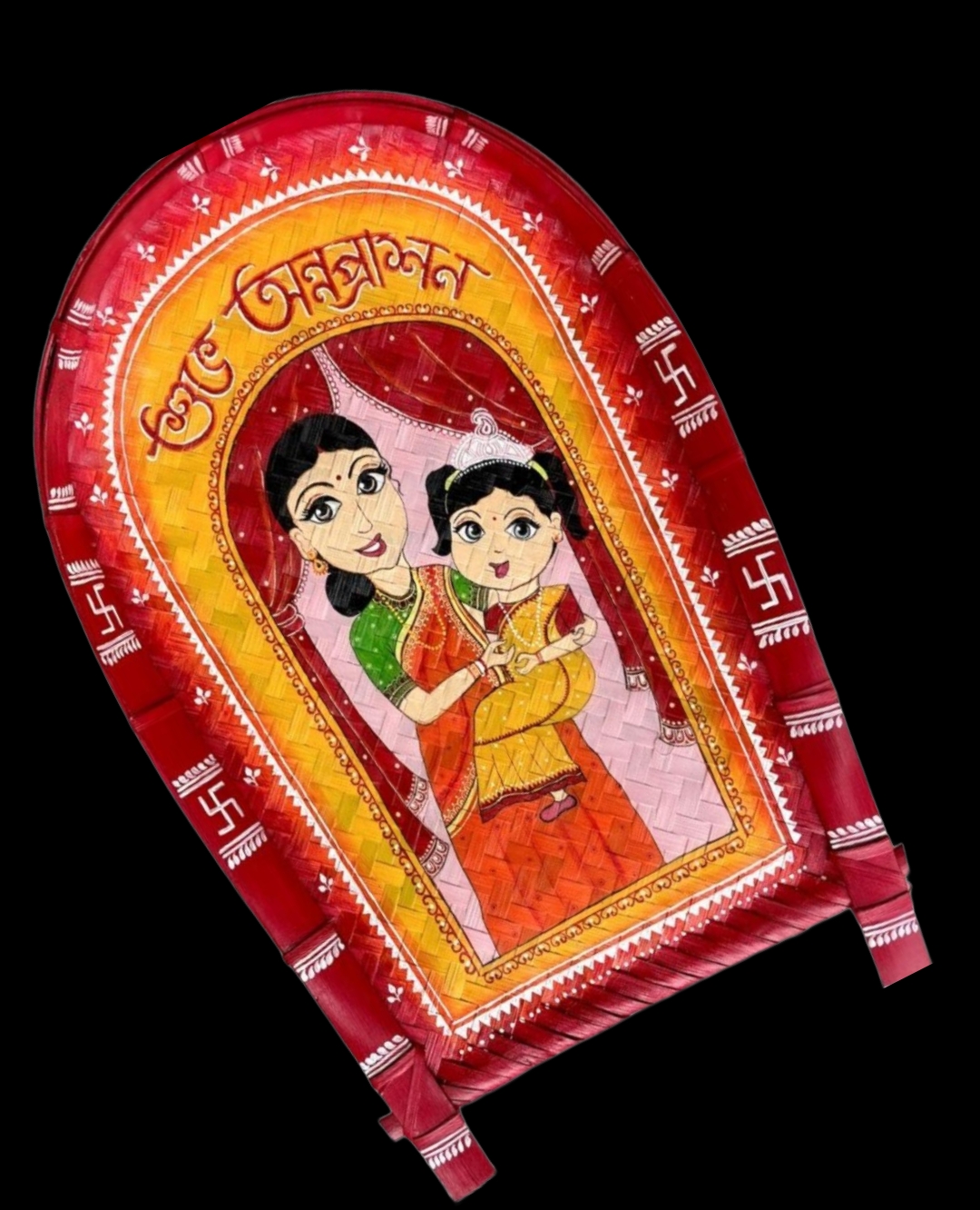 Hand Painted annaprashan kulo art