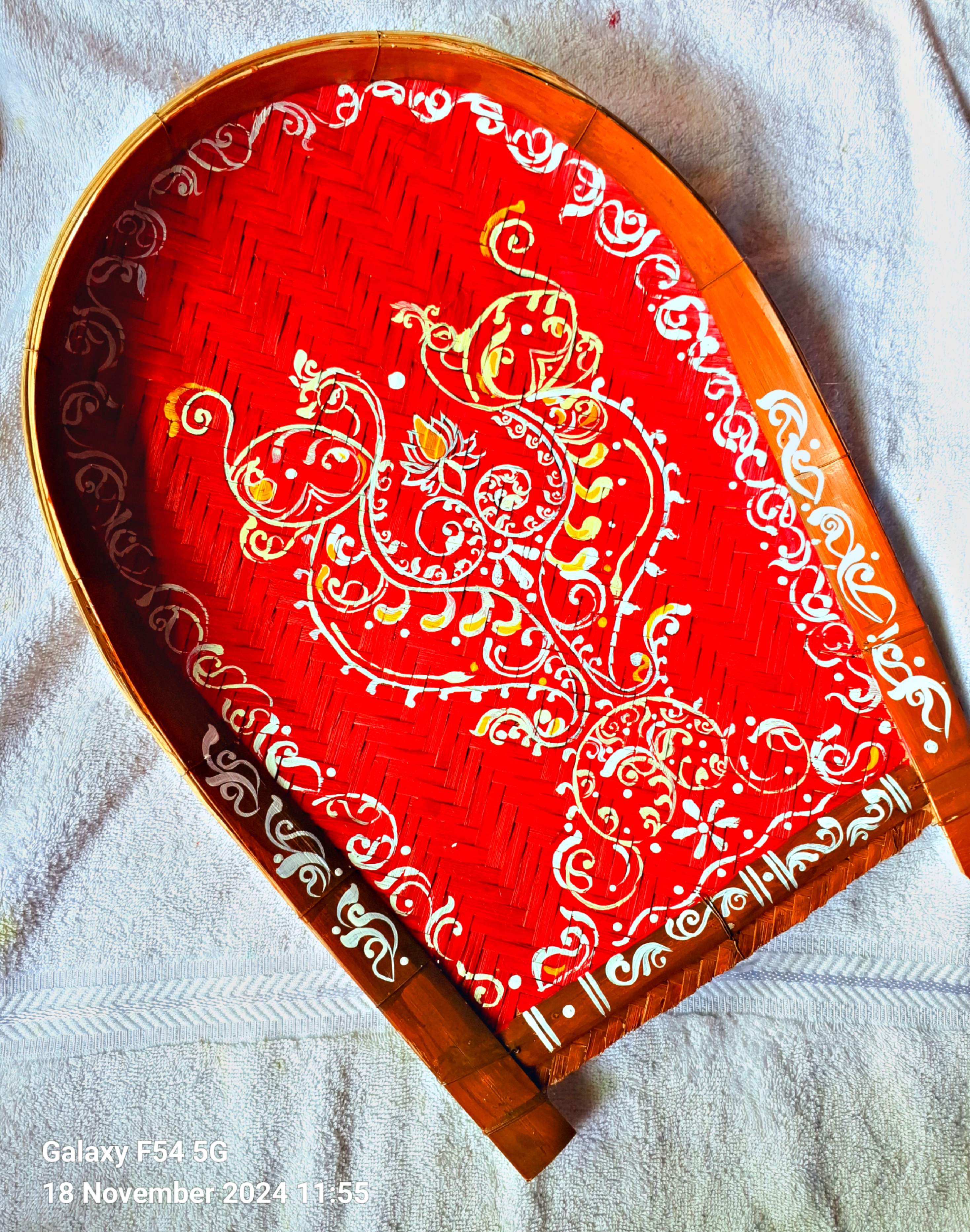 Hand Painted Beautiful exclusive Boron kulo design For wedding and puja purpose