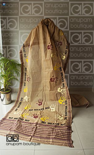 Hand painted Saree
