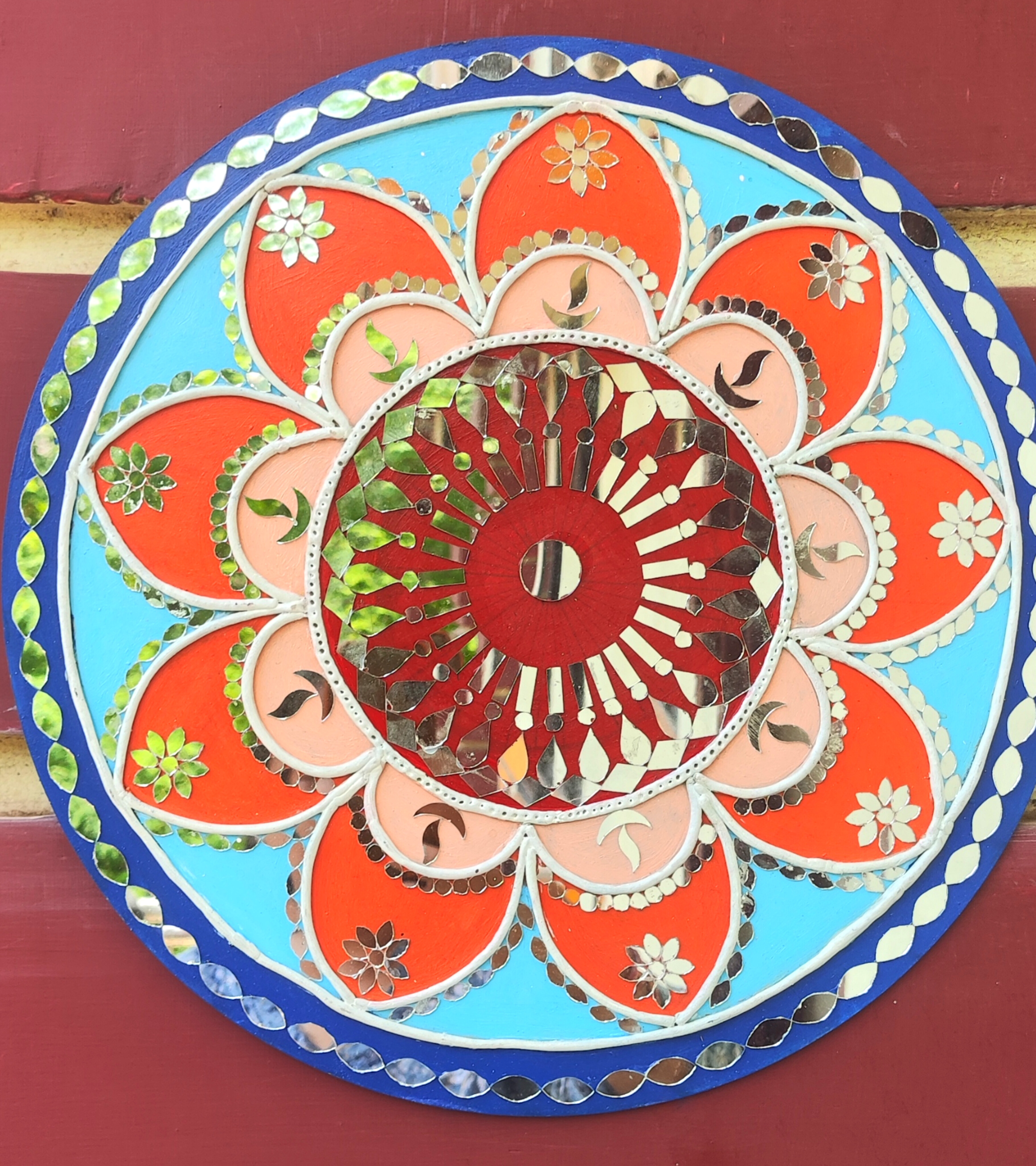 Handmade lippan art wall hanging