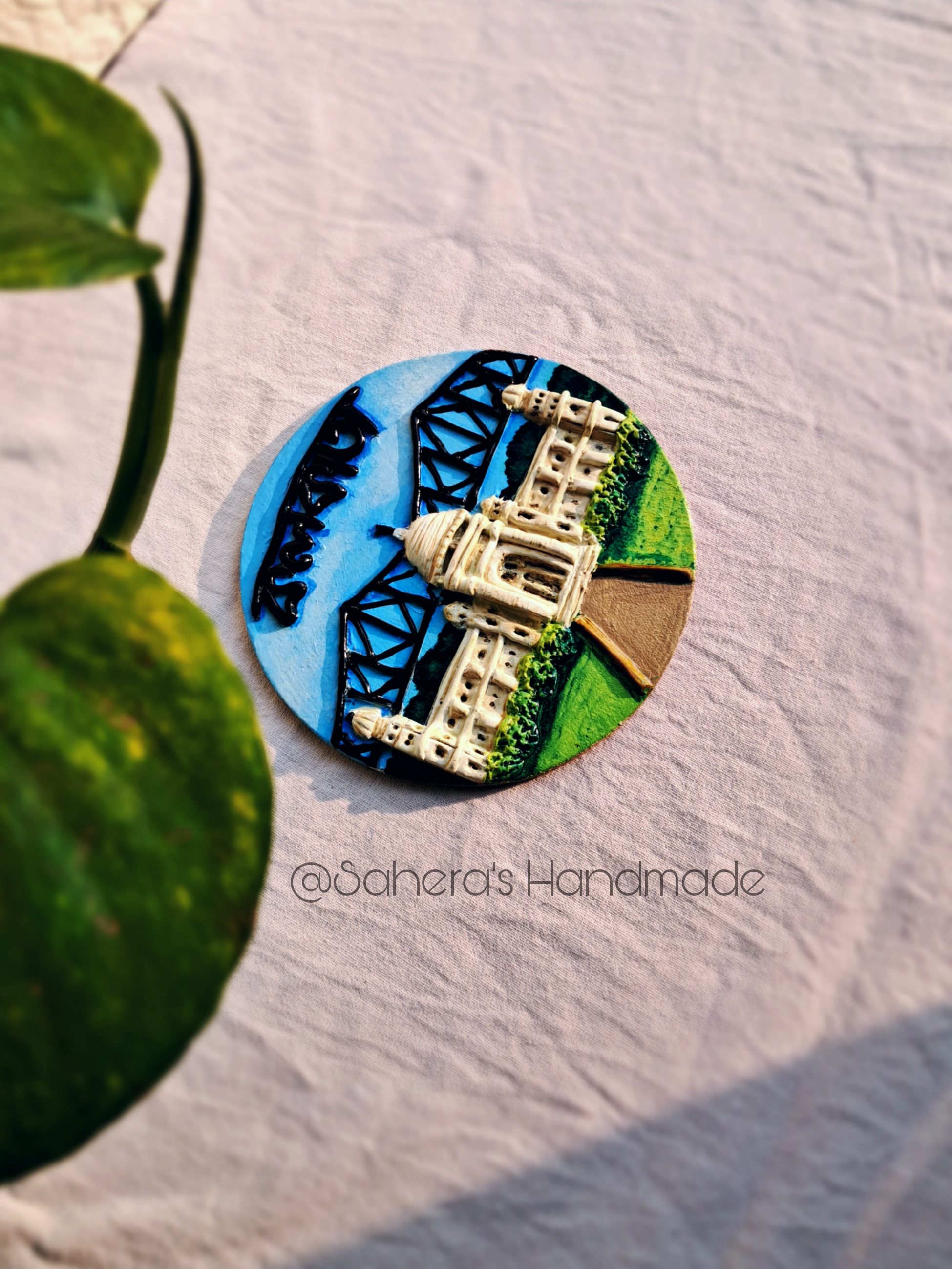 Kolkata City Theme 3D Fridge Magnet