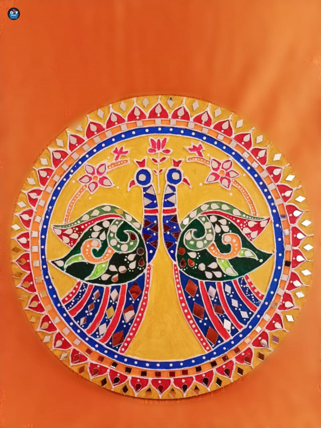 LIPPAN ART OF PEACOCK by AESTHETIC ART
