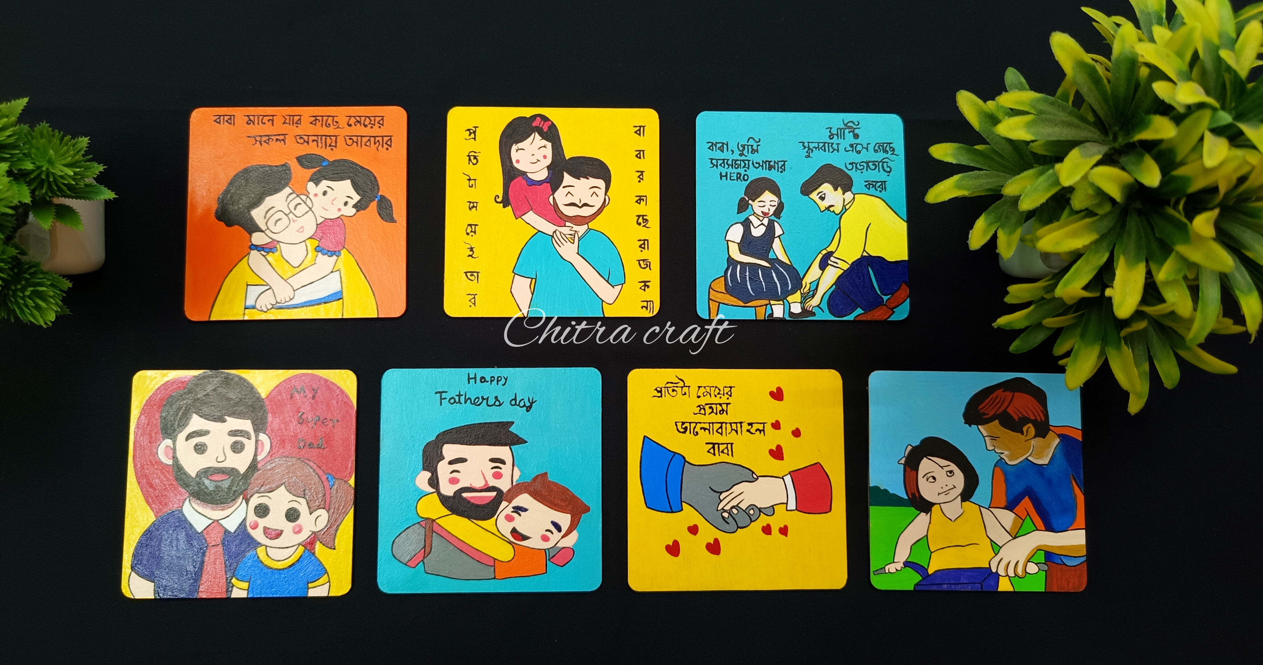 Mdf Coasters set
