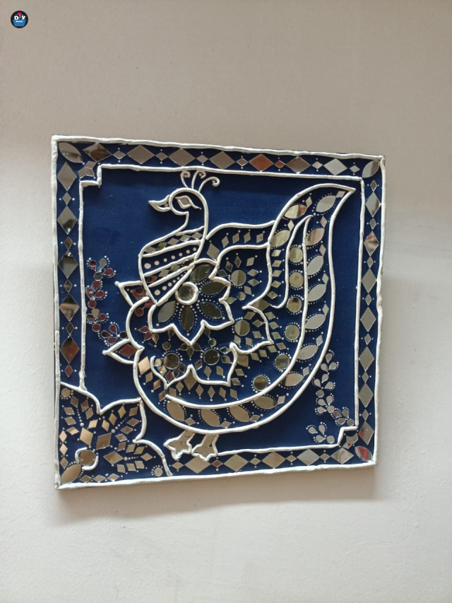 PEACOCK BLUE LIPPAN ART BY AESTHETIC ART