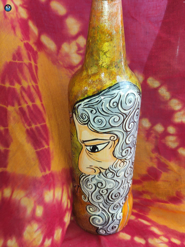 Rabindranath bottle art