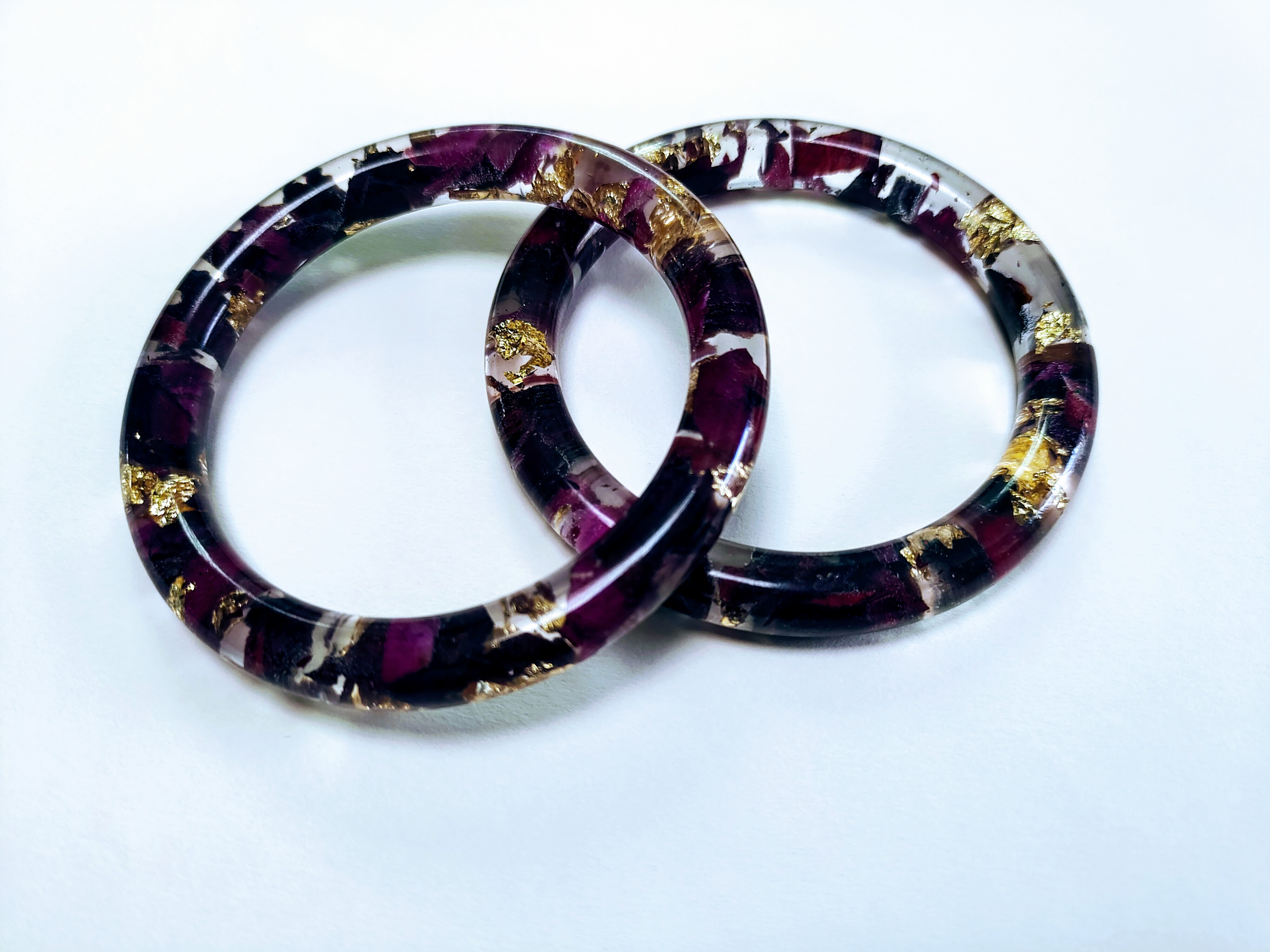 Resin Bangles 1 pair