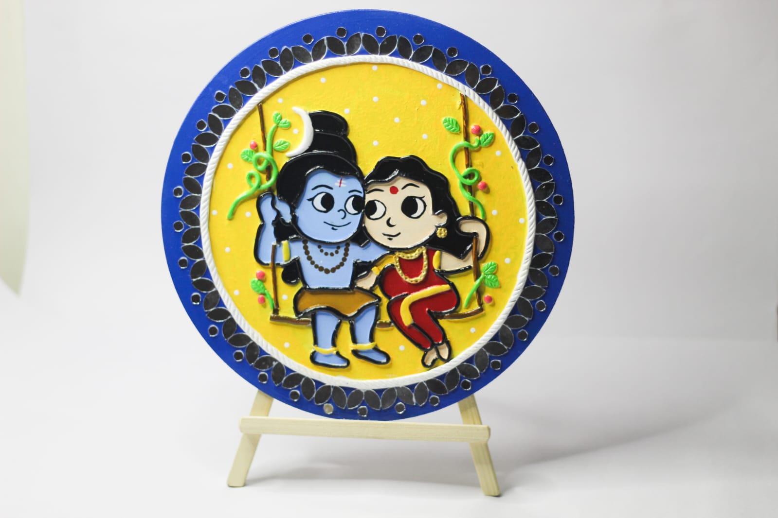 Shiv parvati wall decor