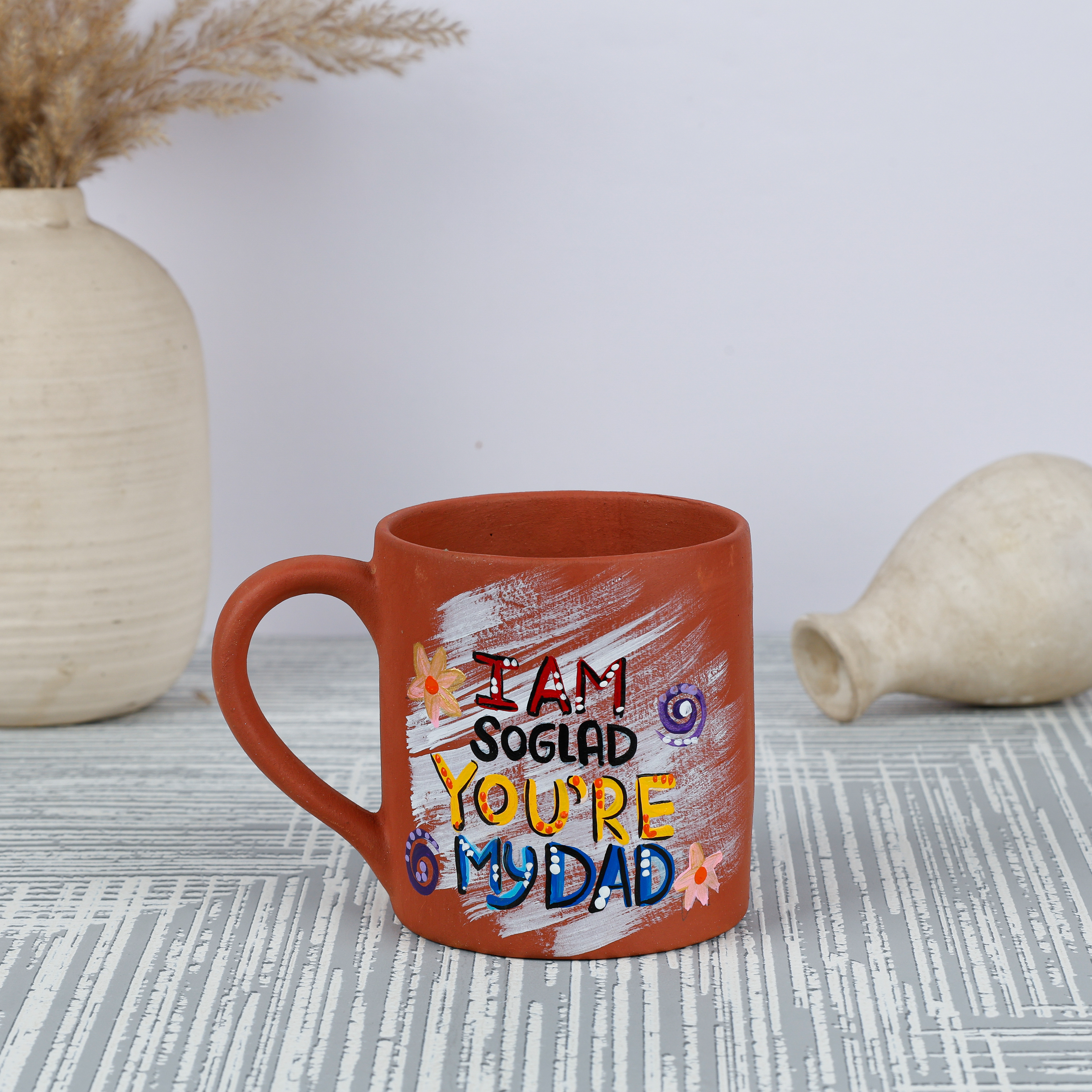 terracotta mug