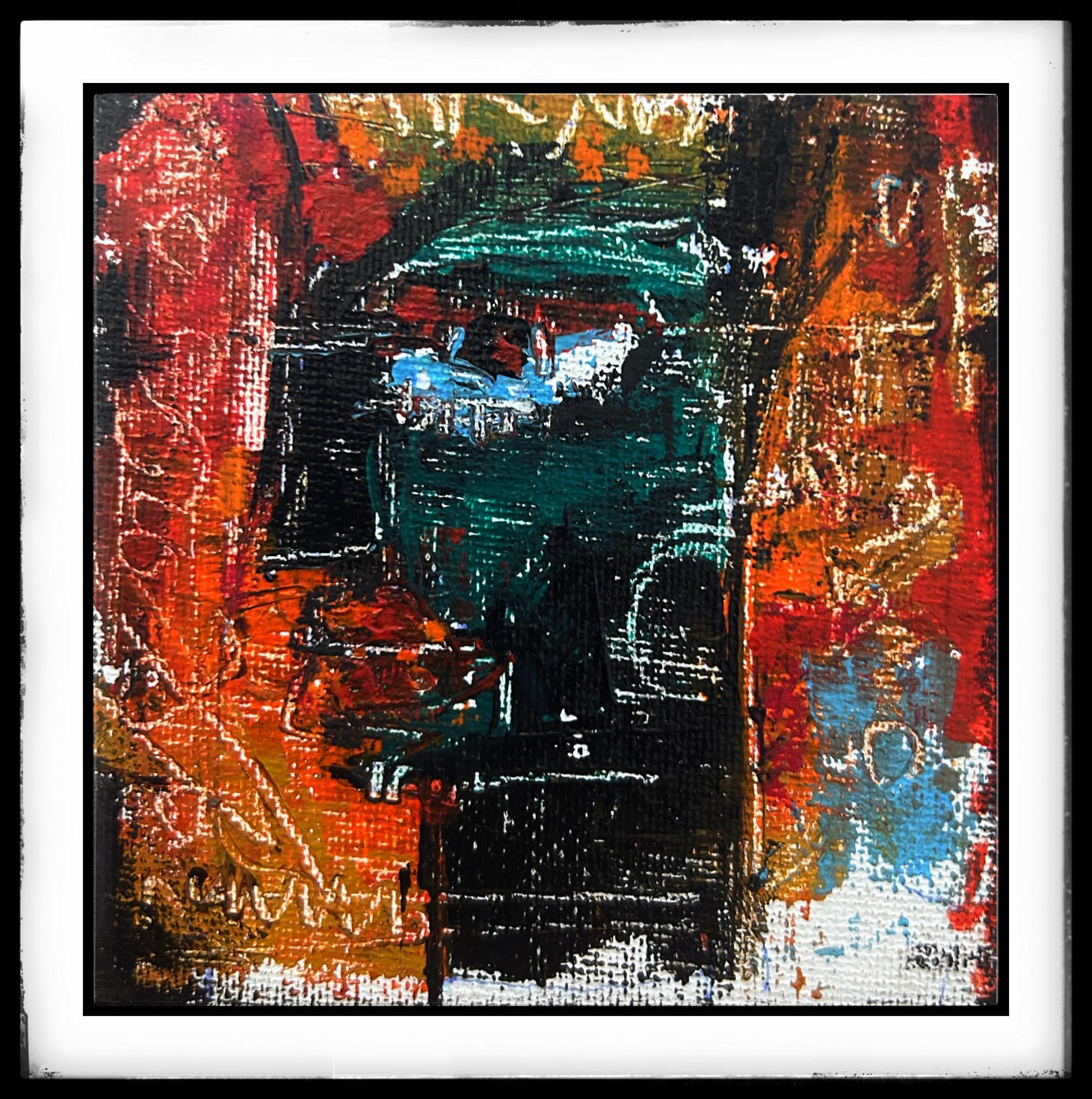 The Face Painting Acrylic on Canvas